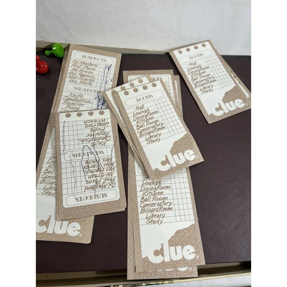 Vintage 1972 CLUE Mystery Detective Board Game Parker Brothers Complete Original